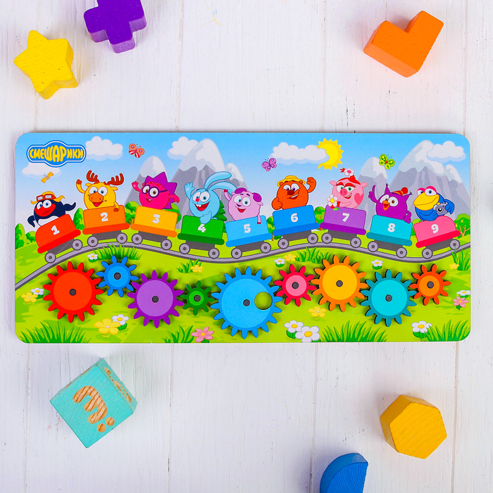 Развивающая игра "Шестерёнки. Смешарики"