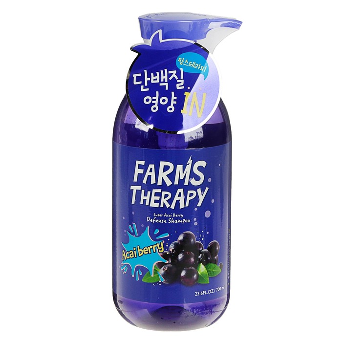 Шампунь для волос Farms Therapy "Ягода асаи", 700 мл