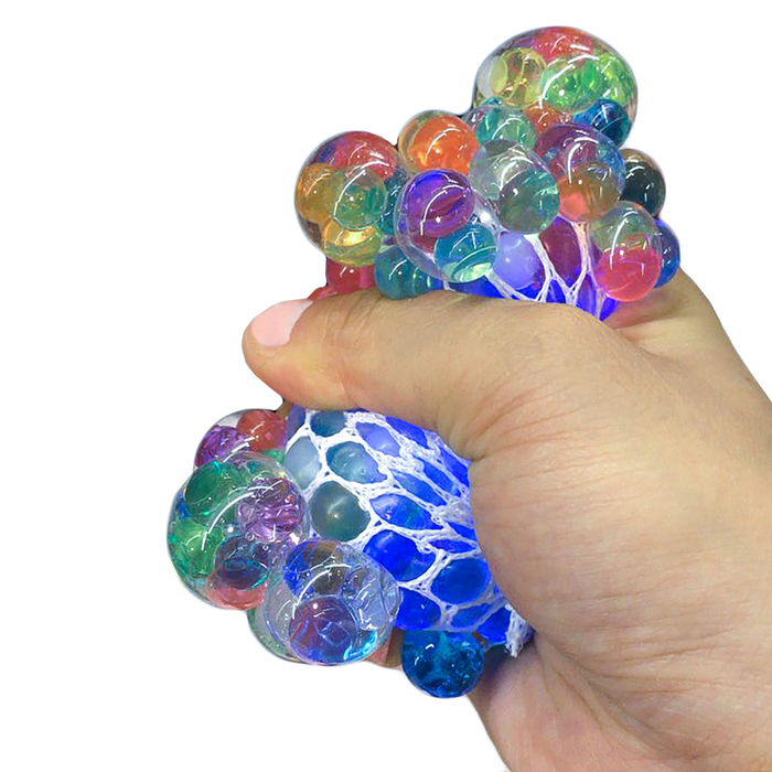 Мялка с гидрогелем световая, 5,5 см, МИКС