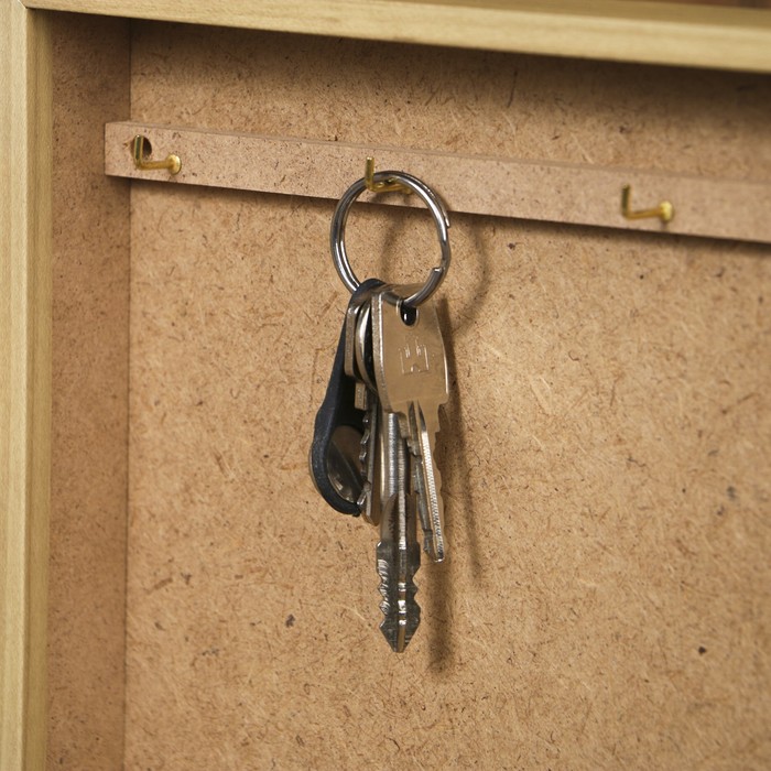 Ключница на холсте Элегант "Золотая осень" 34х24х6 см