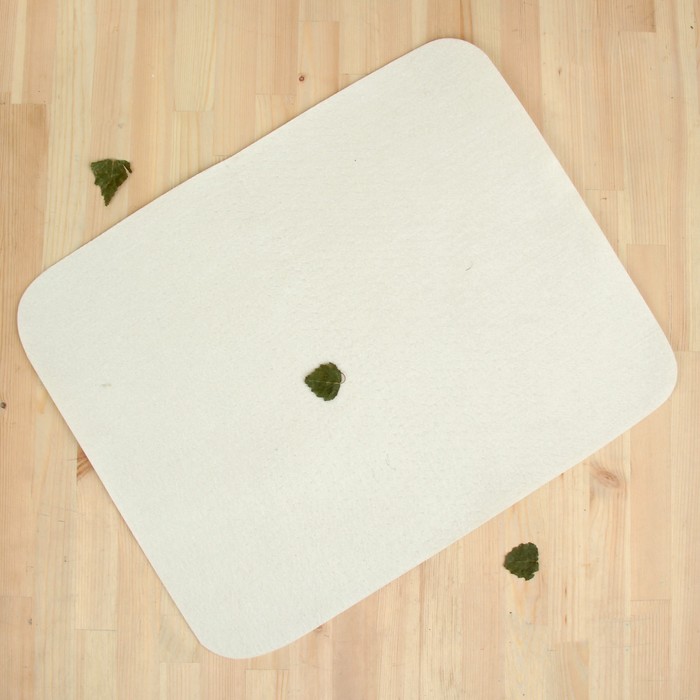 Набор для бани в косметичке "Горячая штучка" шапка, коврик, масло, ароматизатор