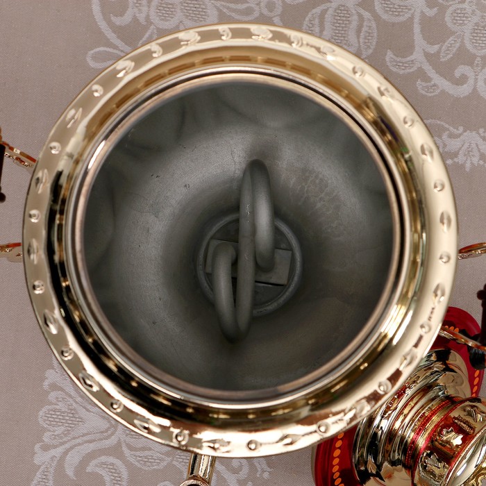 Самовар «Глухари», овал, 3 л, электрический