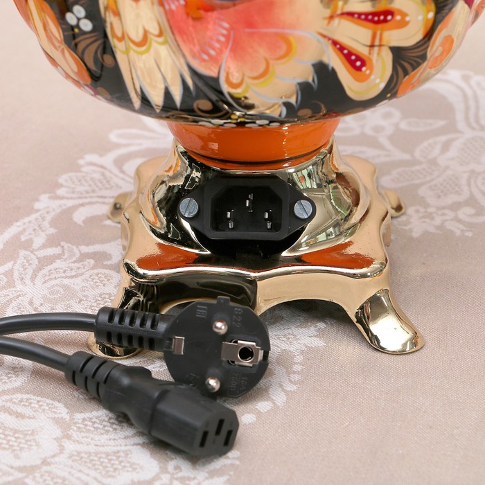 Самовар «Глухари», овал, 3 л, электрический