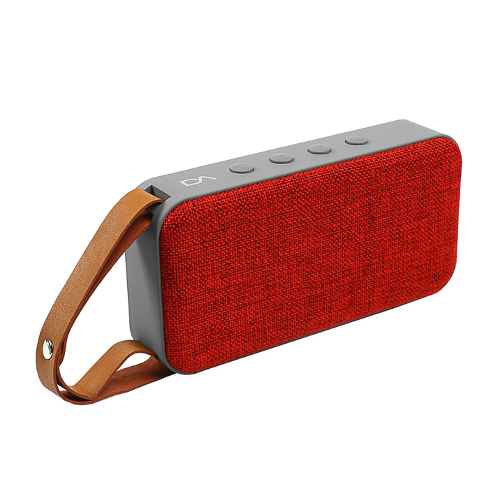 Колонка беспроводная Delicate-Amazing DM0036RD, Bluetooth 4.2, 6w, красная/серая