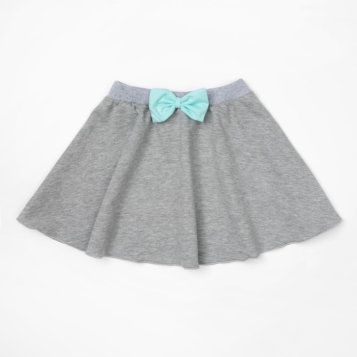 Юбка, серая, р-р 32 (110-116см) 5-6л., 95% хл., 5% эл.