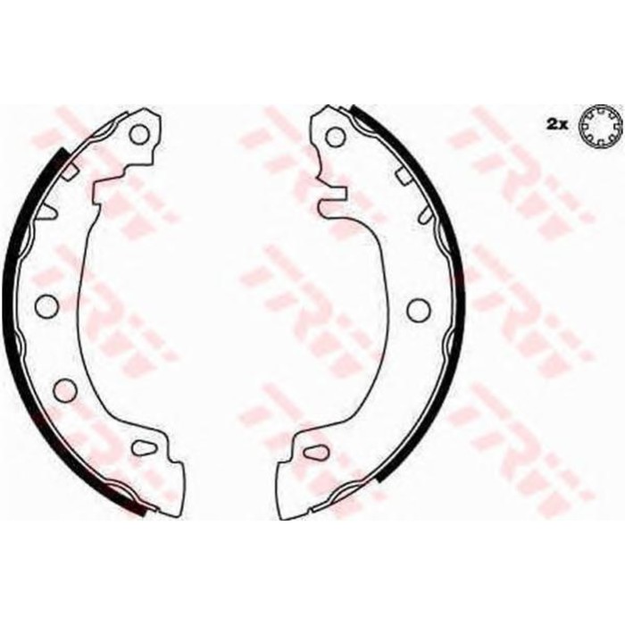 Колодки тормозные TRW GS8616