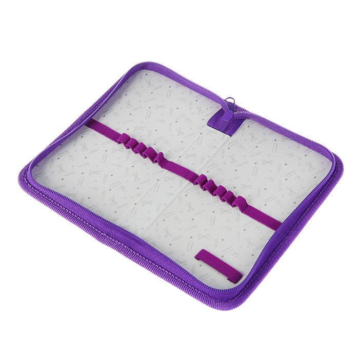 Пенал 1 секция 115*190 ткань Hatber дев "Сиреневое настроение" NPn_33045