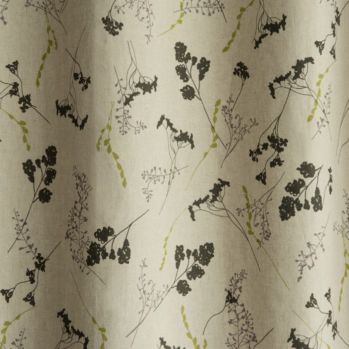 Комплект штор «Ривердэйл», размер 130х170 см-2 шт, цвет зелёный