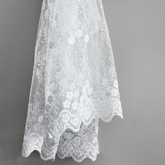 Комплект штор «Пари», размер 160х275 см-2 шт, цвет белый