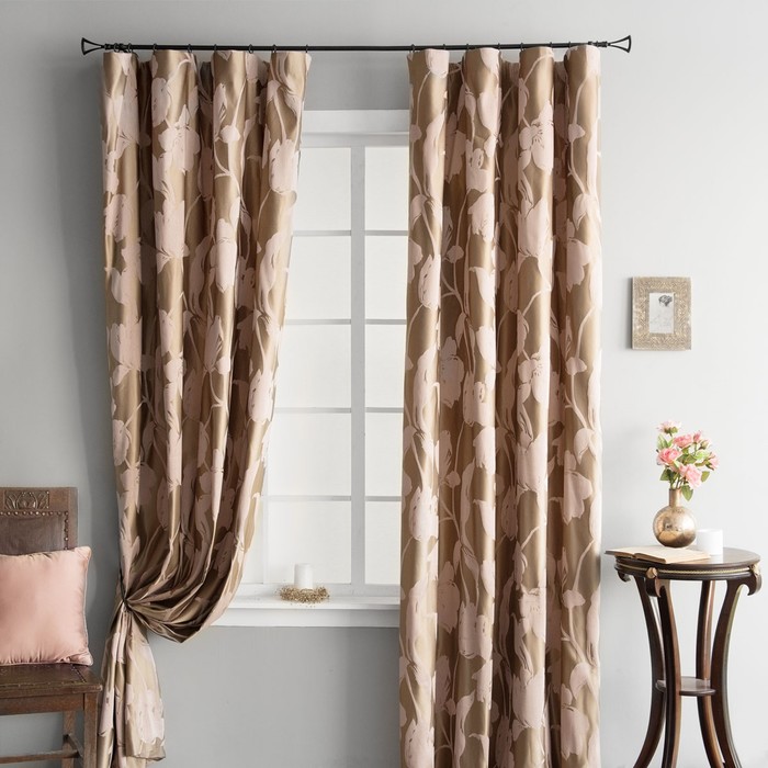 Комплект штор «Падуя», размер 200х280 см-2 шт, цвет розовый