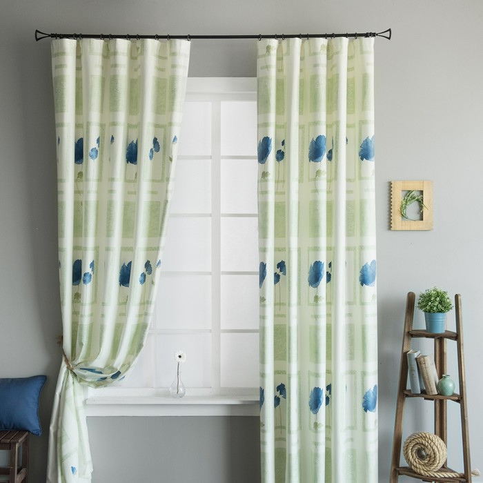 Комплект штор «Орлеан», размер 140х270 см-2 шт, цвет молочный