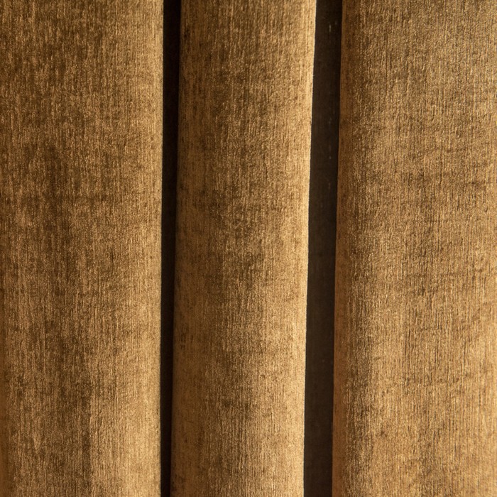 Комплект штор «Нобу», размер 195х270 см-2 шт, цвет коричневый