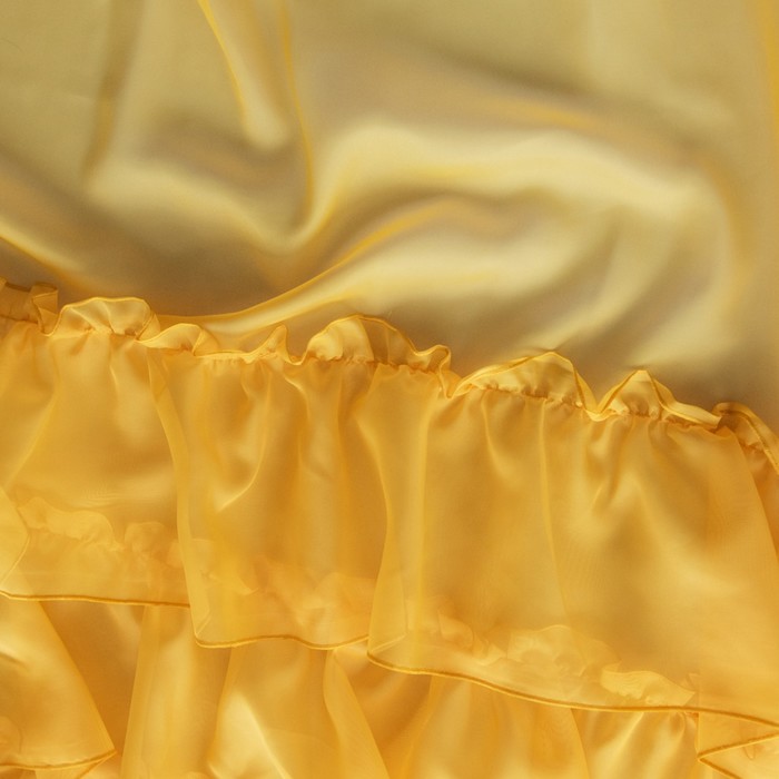 Комплект штор «Ноа», размер 145х270 см-2 шт, цвет жёлтый