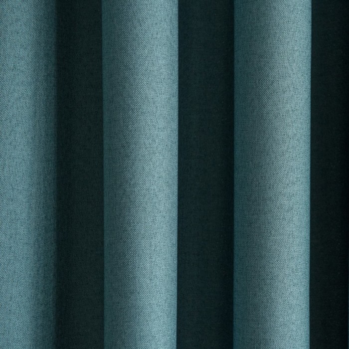 Комплект штор «Мерлин», размер 140х270 см-2 шт, цвет голубой