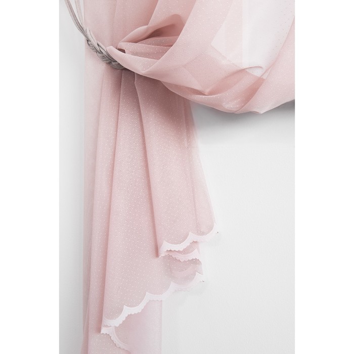 Комплект штор «Майа», размер 160х275 см-2 шт, цвет розовый