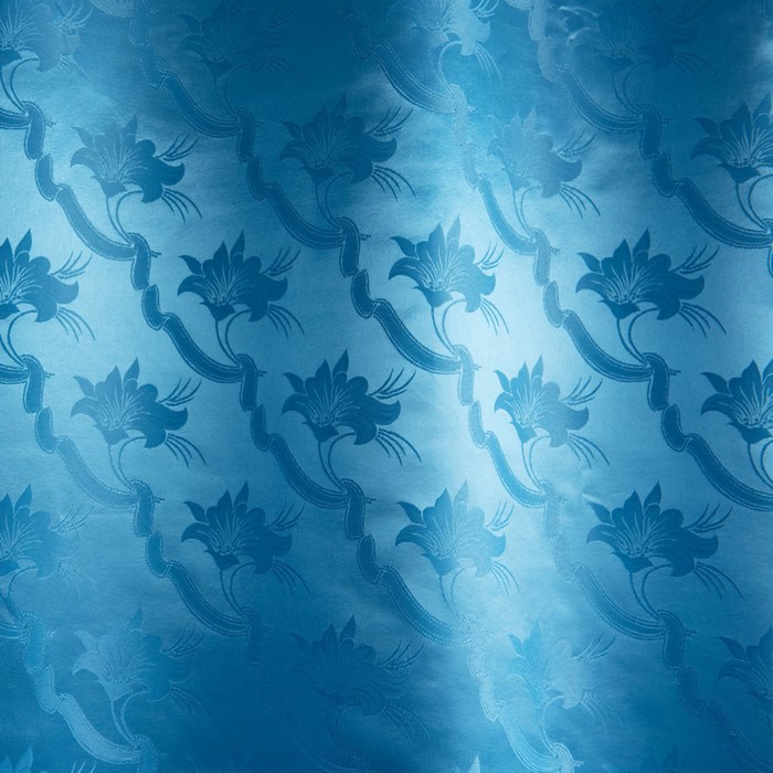 Комплект штор «Корса», размер 140х260 см-2 шт, цвет голубой