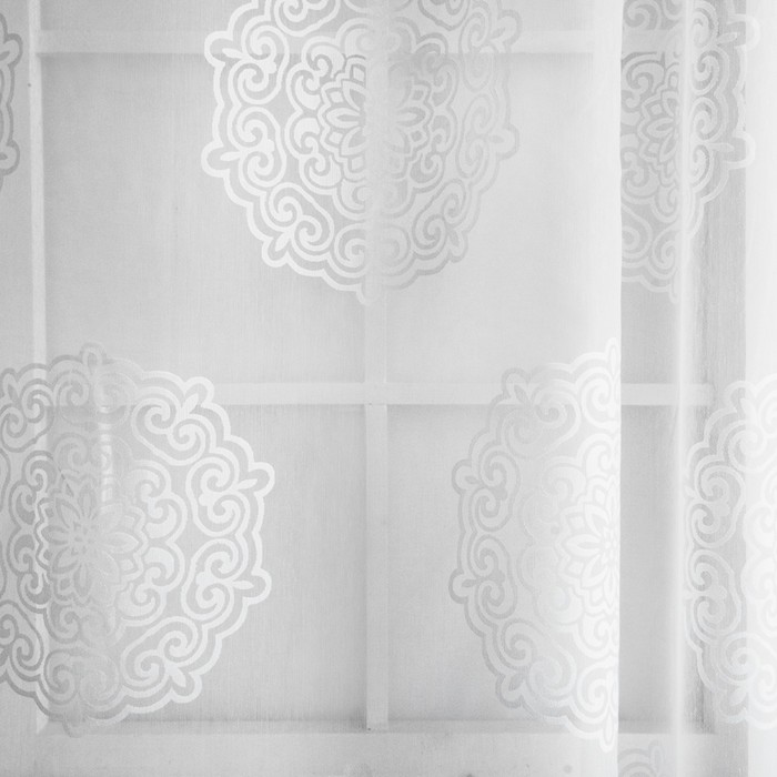 Комплект штор «Кейтлин», размер 180х290 см-2 шт, цвет белый