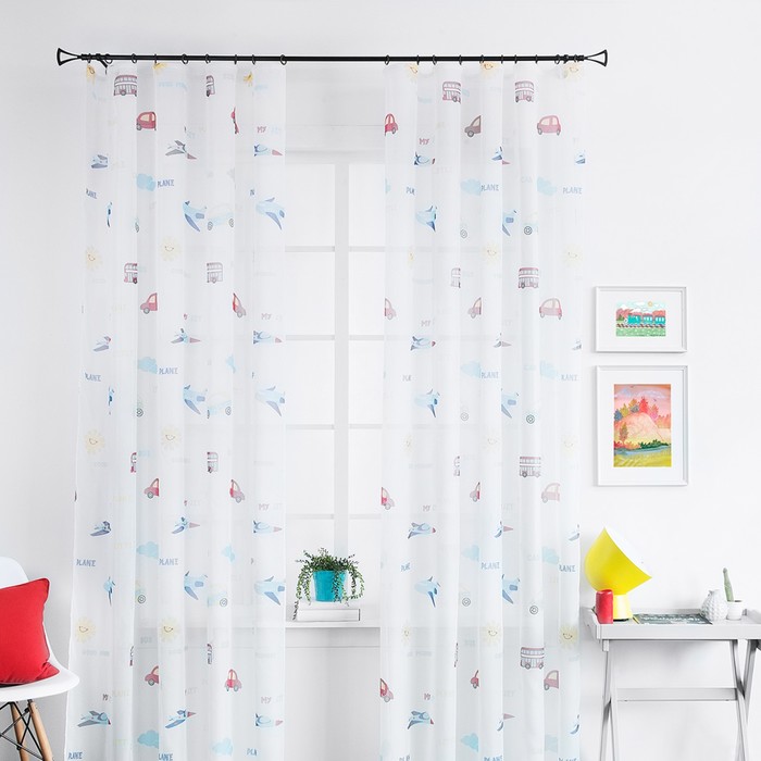 Комплект штор «Карс», размер 150х280 см-2 шт, мульти