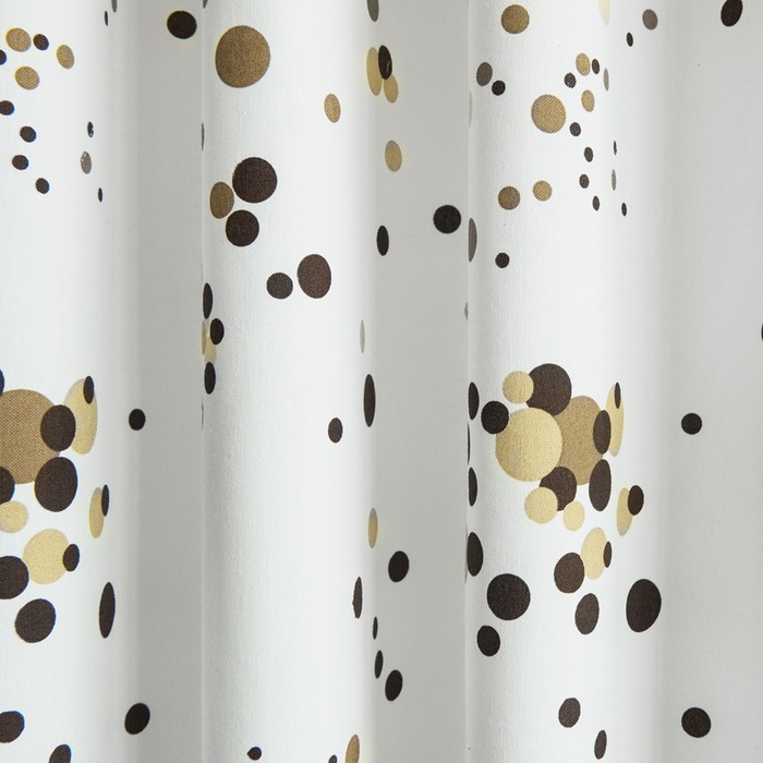 Комплект штор «Имс», размер 150х275 см-2 шт, цвет коричневый