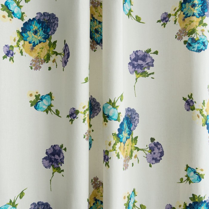 Комплект штор «Донни», размер 125х270 см-2 шт, цвет бирюзовый