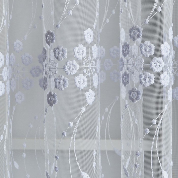 Комплект штор «Джовани», размер 185х270 см-2 шт, цвет белый