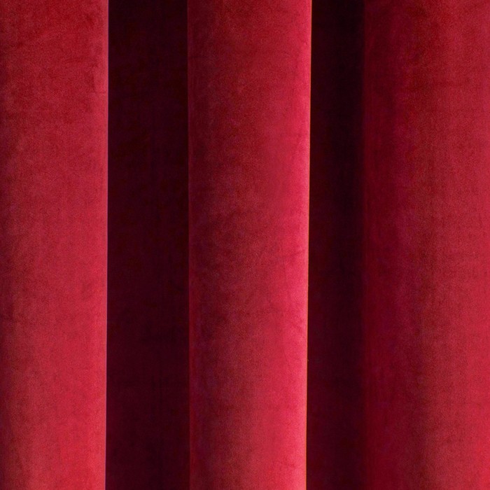 Комплект штор «Голди», размер 145х270 см-2 шт, цвет красный