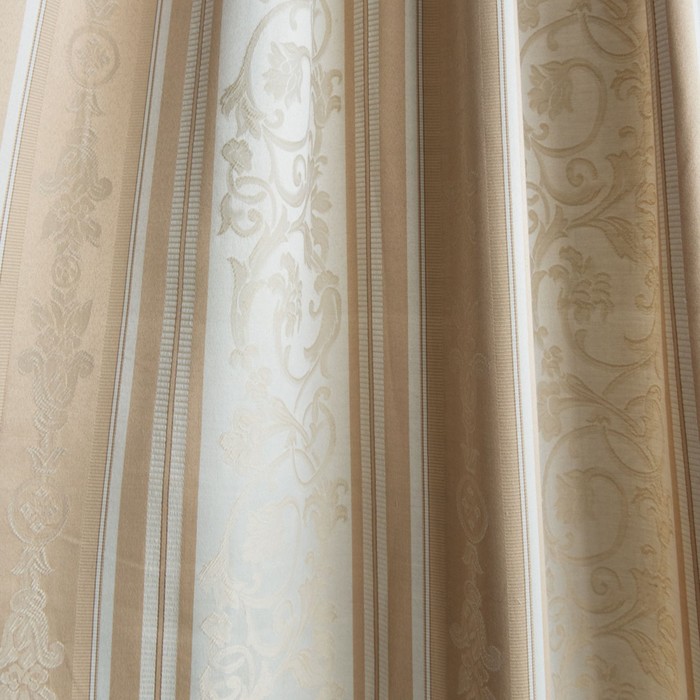Комплект штор «Верна», размер 145х270 см-2 шт, цвет бежевый