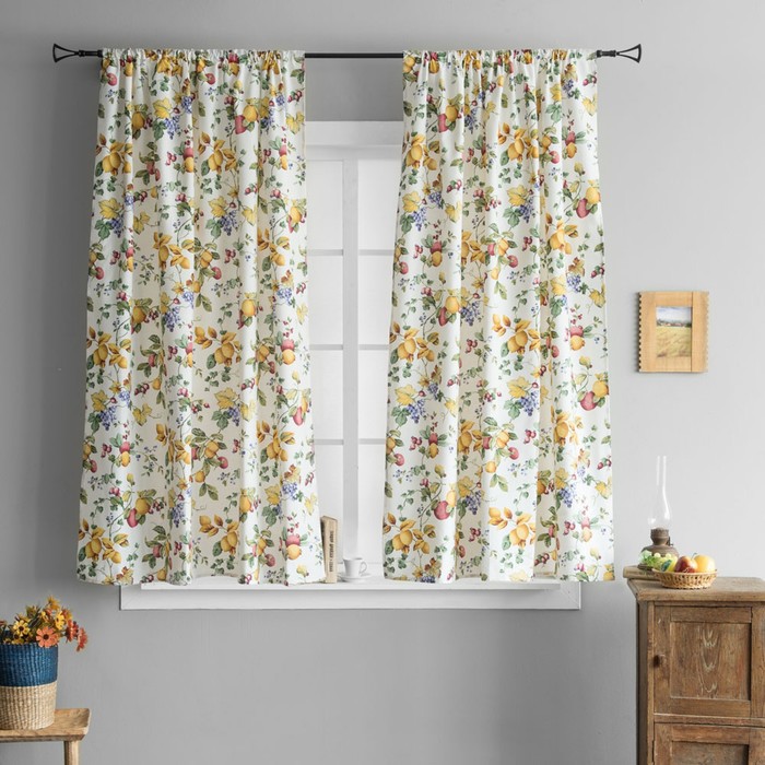 Комплект штор «Верги», размер 130х180 см-2 шт, мульти