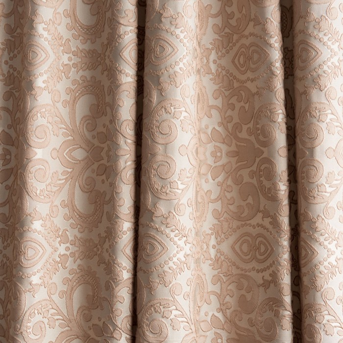 Комплект штор «Аттика», размер 165х290 см-2 шт, цвет коричневый