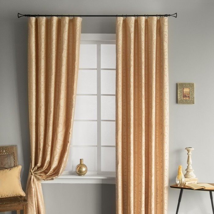 Комплект штор «Арабелла», размер 170х270 см-2 шт, цвет бежевый