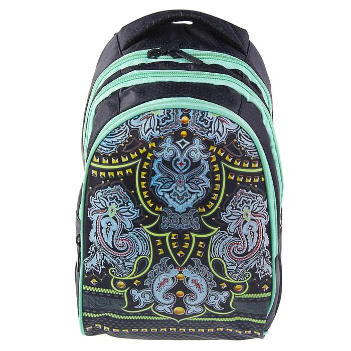 Рюкзак молодежный эргоном.спинка Hatber 42*30*20 Street "Узоры" NRk_26096