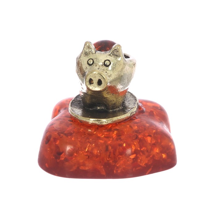 Талисман в кошелек "Свинка богатства"