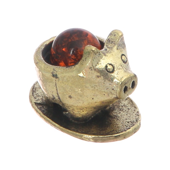 Талисман в кошелек "Свинка богатства"