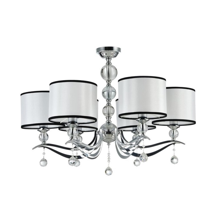 Люстра Terra 6x40Вт E14 хром 69x69x150см