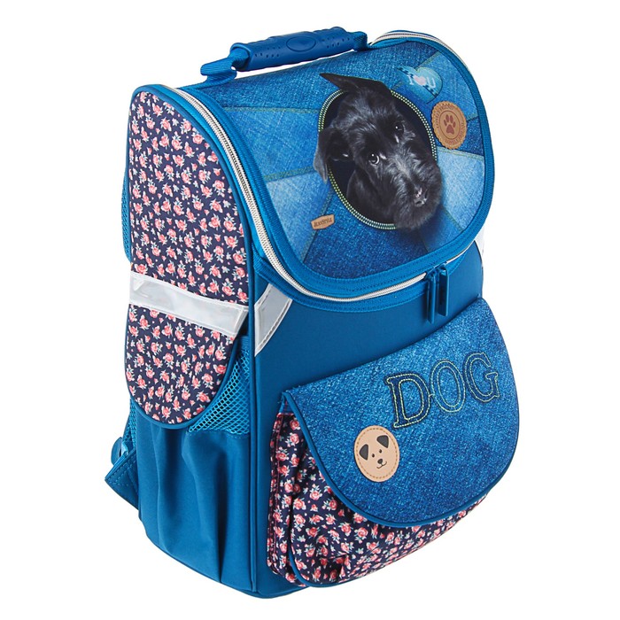 Ранец Стандарт Hatber Balance 38х29х16 для девочки, жесткая форма Little friend NRk_23044