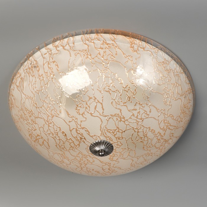 Светильник "Мрамор" 4x60Вт E27 золото d.45см