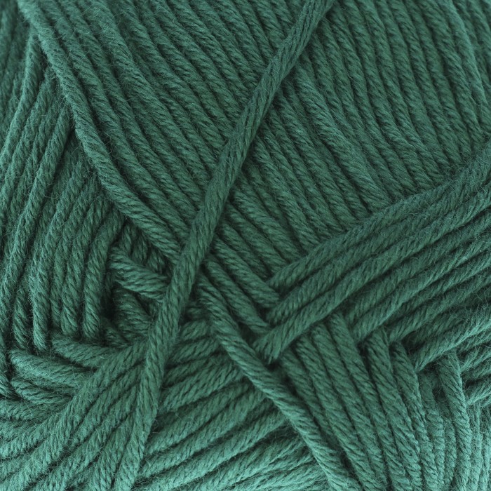 Пряжа "Лаконичная" 50% хлопок, 50% акрил 212м/100гр (335 изумруд)