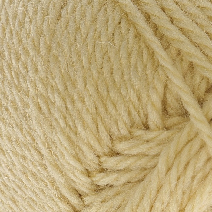 Пряжа "Конкурентная" 50% имп.шерсть, 50% акрил 250м/100гр (53 св. жёлтый)