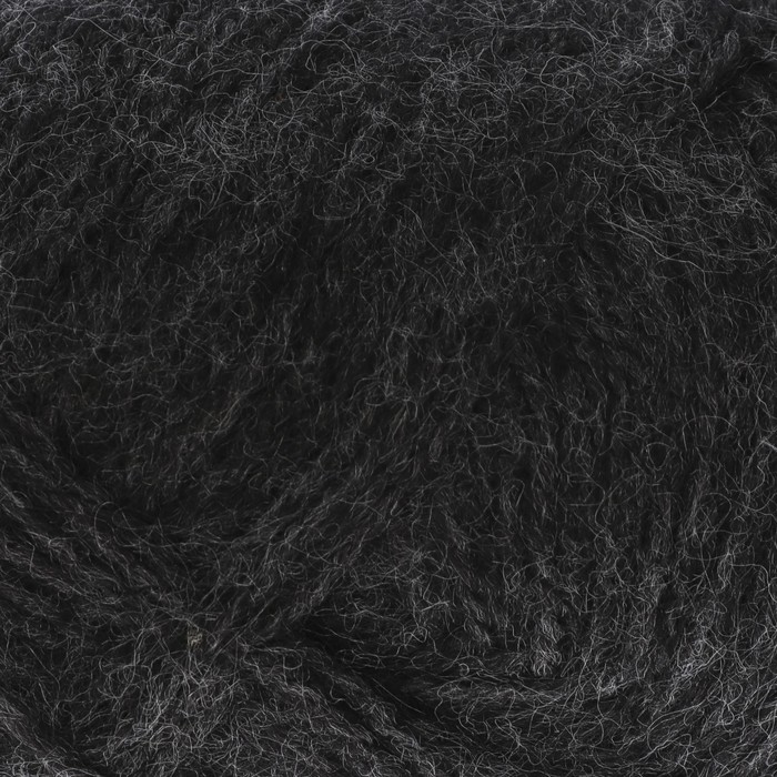 Пряжа "Ангорская тёплая" 40% шерсть, 60% акрил 480м/100гр (435 антрацит)