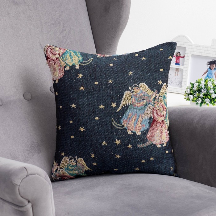 Наволочка декоративная "Этель" Ангелы 40х40 см