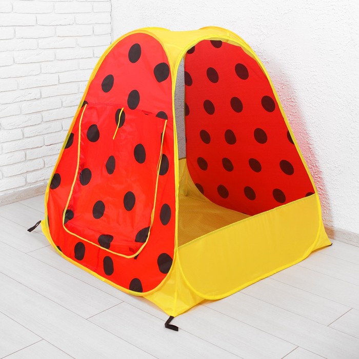 Палатка детская игровая "Божья коровка", с тунелем