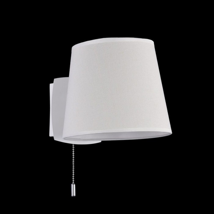 Бра Bergamo 1x60Вт E27 белый, хром 24,5x20x25см