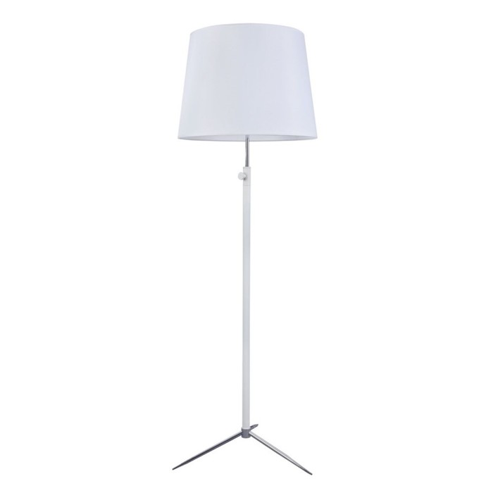 Торшер Monic 1x40Вт E27 белый, хром 45x45x160см