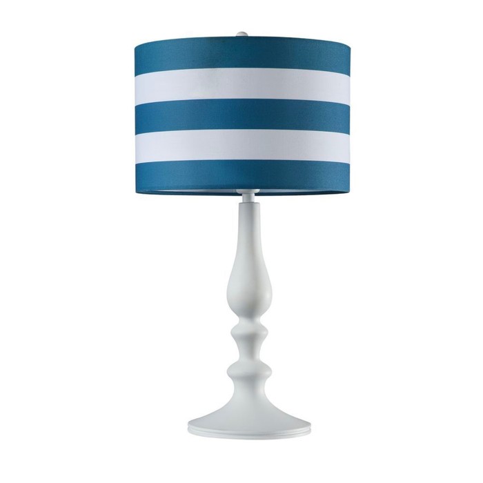 Настольная лампа Sailor 1x40Вт E14 белый 27x27x50см