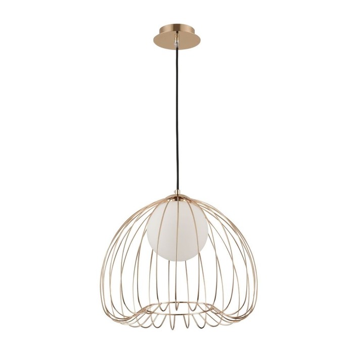 Светильник Polly 1x28Вт G9 черный, золото 38x38x181,5см