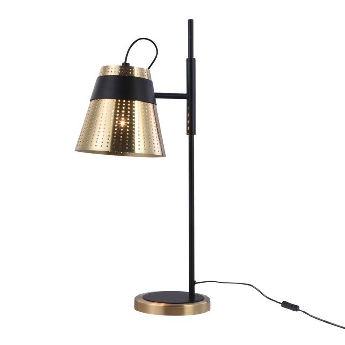 Настольная лампа Trento 1x40Вт E27 черный 26x17,5x55,5см