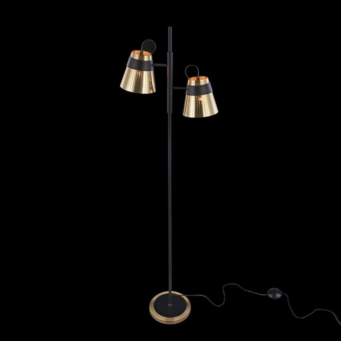 Торшер Trento 2x40Вт E27 черный 45x45x162см