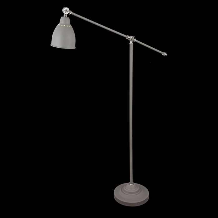 Торшер Domino 1x40Вт E27 серый 90x26x144см