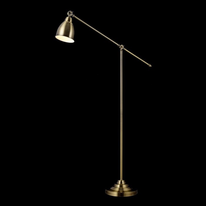 Торшер Domino 1x40Вт E27 латунь 90x26x144см