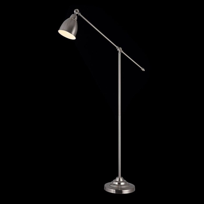 Торшер Domino 1x40Вт E27 никель 90x26x144см